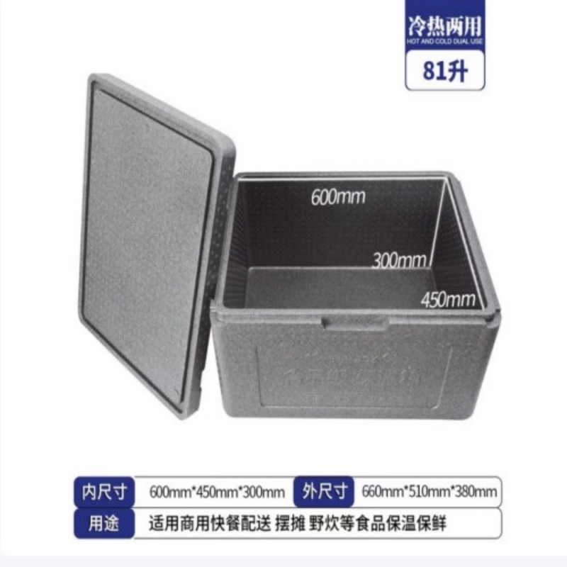 万全方位高密度EPP泡沫保温箱 商用食堂摆摊户外冷藏保温两用 93L(个)高清大图