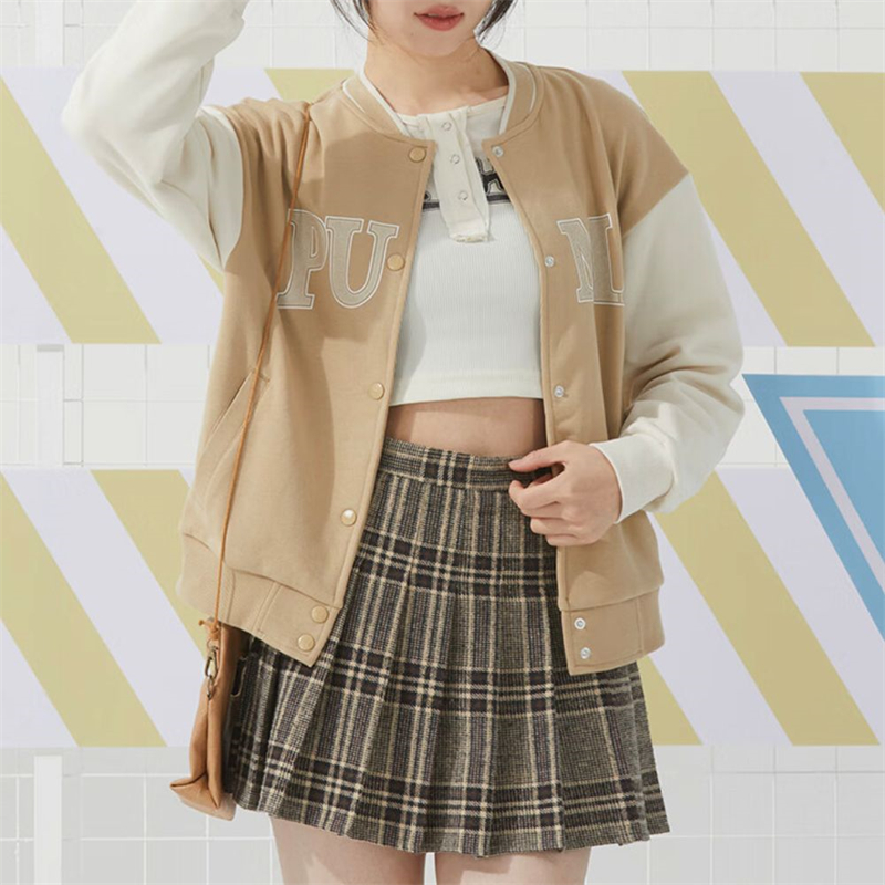 彪马(PUMA)女装新款跑步健身训练运动服户外时尚休闲舒适防风夹克外套682179-01 ZP 682179-83/浅卡其 L