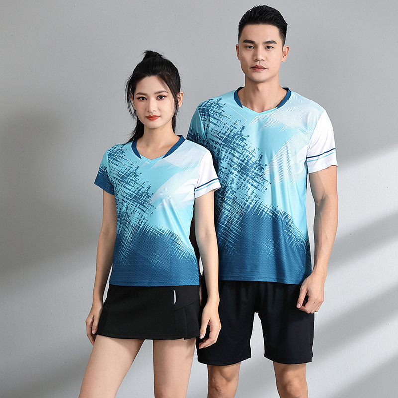 信柏合羽毛球服XH001/套高清大图