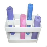 大号瑜伽垫收纳架 10格 110*45*50CM 每格20*20CM 2个起订