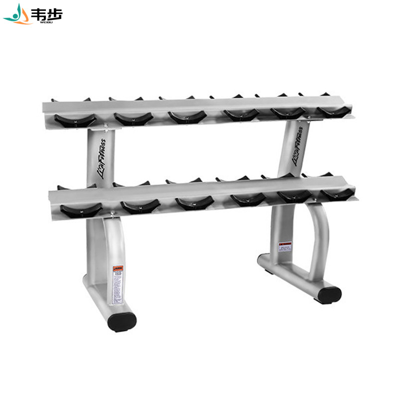 韦步健身器材健身房专用6付哑铃架托立式私教商用双层哑铃架 单独六付哑铃架
