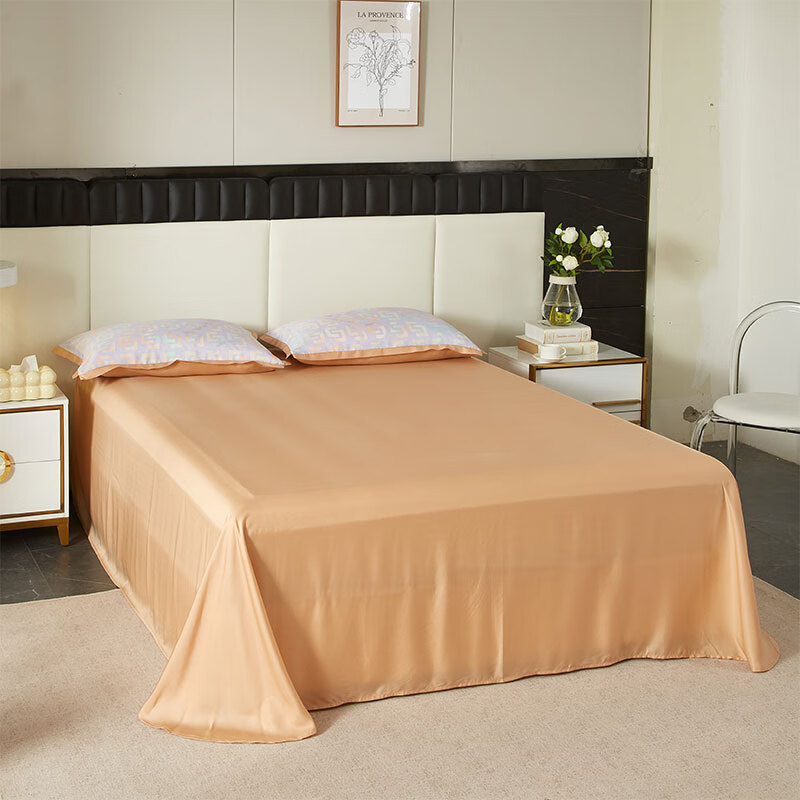 天琴床品四件套245*250cm柔软舒适流金岁月莱赛尔TQ-T157高清大图