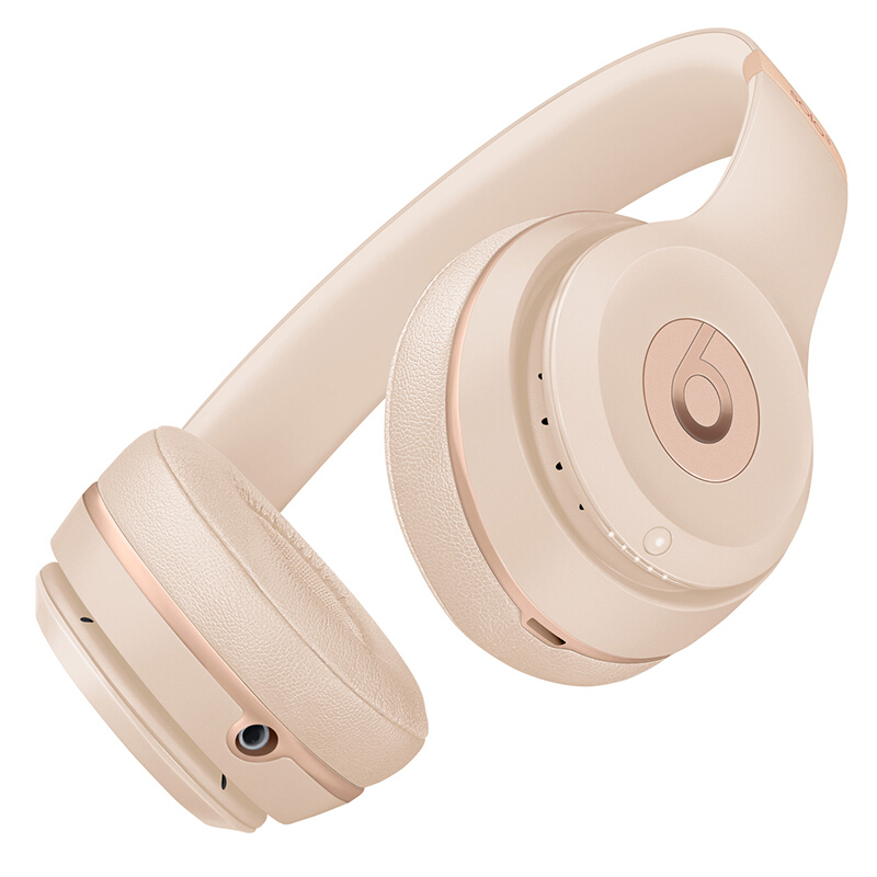 beatssolo3wireless魔音头戴式蓝牙无线游戏耳机至臻音效丝缎金
