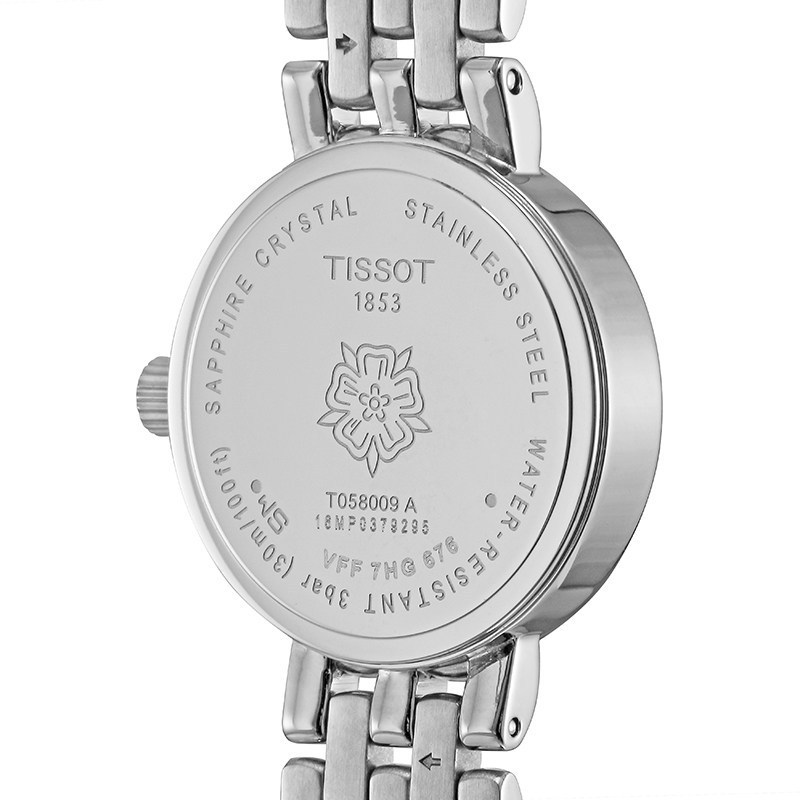 天梭（TISSOT）手表女士腕表 乐爱系列石英表简约时尚休闲石英女士手表 精钢金属表带皮革表带腕表 石英表 女 天梭正品