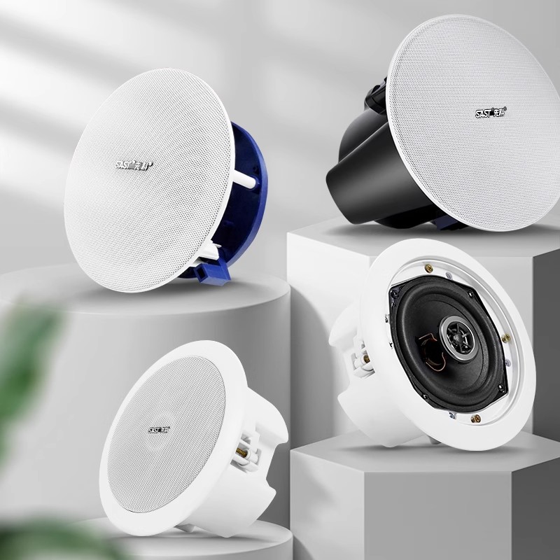 先科(SAST)吸顶式5.1家庭影院音响套装电视机家用客厅吊顶音箱3d环绕立体声嵌入式重低音功放套装蓝牙KTV高清大图