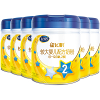 飞鹤(FIRMUS) 星飞帆较大婴儿配方奶粉 2段(6-12个月适用)700克*6罐装