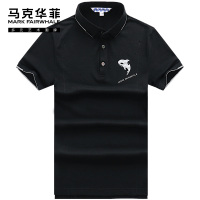 马克华菲polo衫短袖2022夏季新款潮流简约时尚保罗休闲上衣
