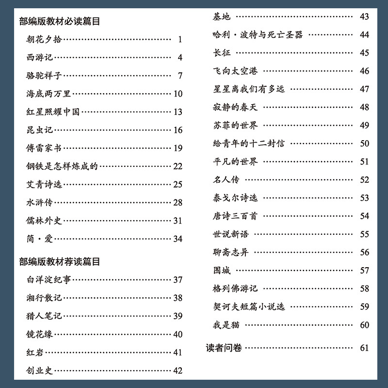 [初中生2本装]古诗文133篇+名著摘抄 初中通用 [正版]正楷字帖初中生临摹练字初中名著阅读与摘抄字帖女生字体漂亮初中