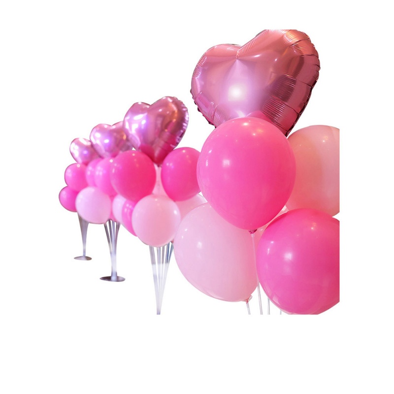 家柏饰(CORATED)结婚用品婚庆气球桌飘立柱底座透明支架桌架生日喜宴桌面布置装饰高清大图