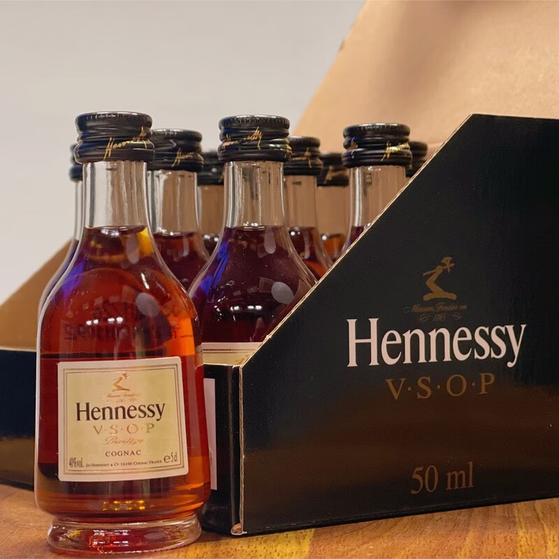 轩尼诗 Hennessy VSOP 干邑白兰地 50ml *12支[原装正品小酒版]