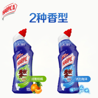 HARPIC多效合一洁厕液淡雅柑橘750ml+活力海洋750ml 强效去垢