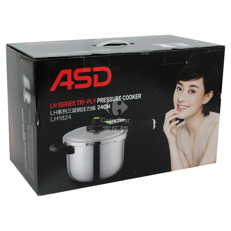 爱仕达(ASD)LH系列三层钢压力锅LH1824