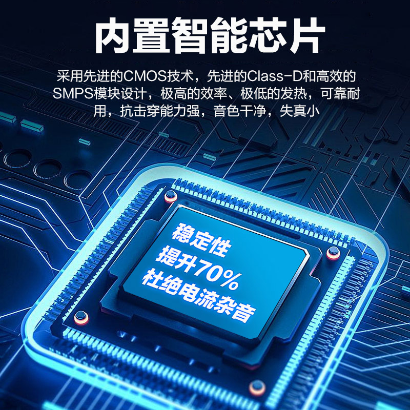 惠度(HuiDu)DN-450专业DSP系列四通道数字功放线阵音箱户外演出多功能厅音响功率放大器高清大图