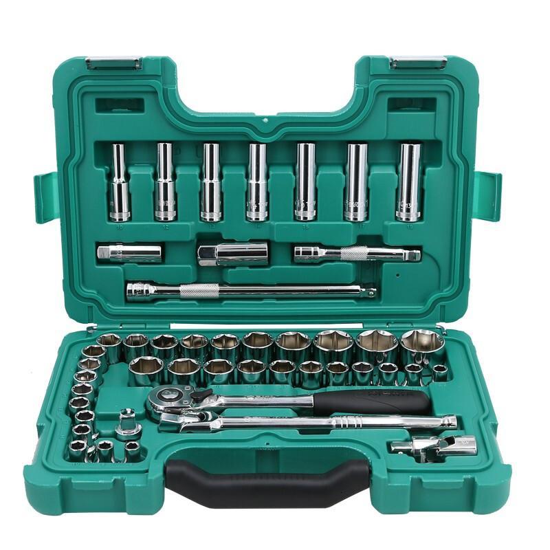 世达sata0900646件125mm系列公英制套筒组套视频