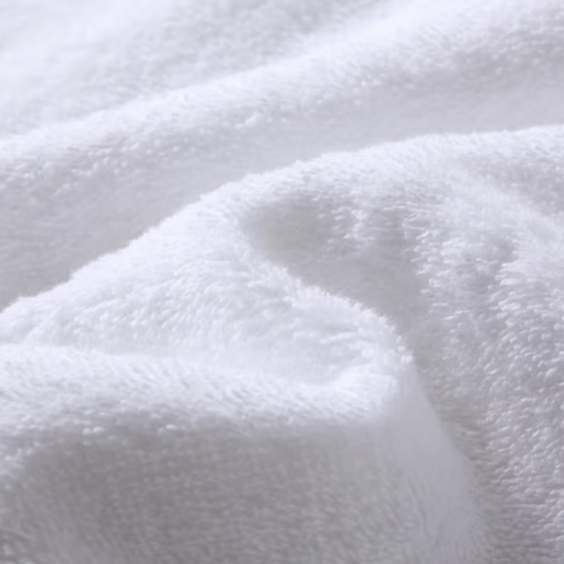 世纪金鹰21股纱全棉纯白浴巾酒店浴巾70*140cm/500g/条 500g高清大图