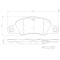 布雷博(brembo)前片.陶瓷P65018N适配13-15款保时捷/13-15款卡曼/06-15款保时捷911