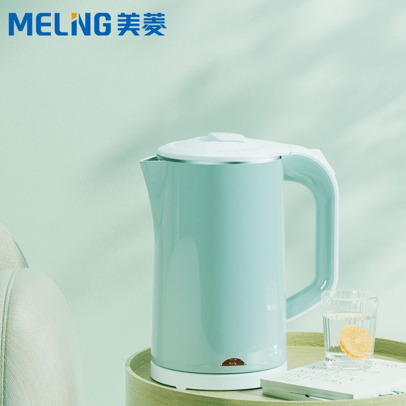 美菱(MELING)烧水壶家用大容量无缝一体一键长效保温全自动小型便携宿舍开水壶电热水壶