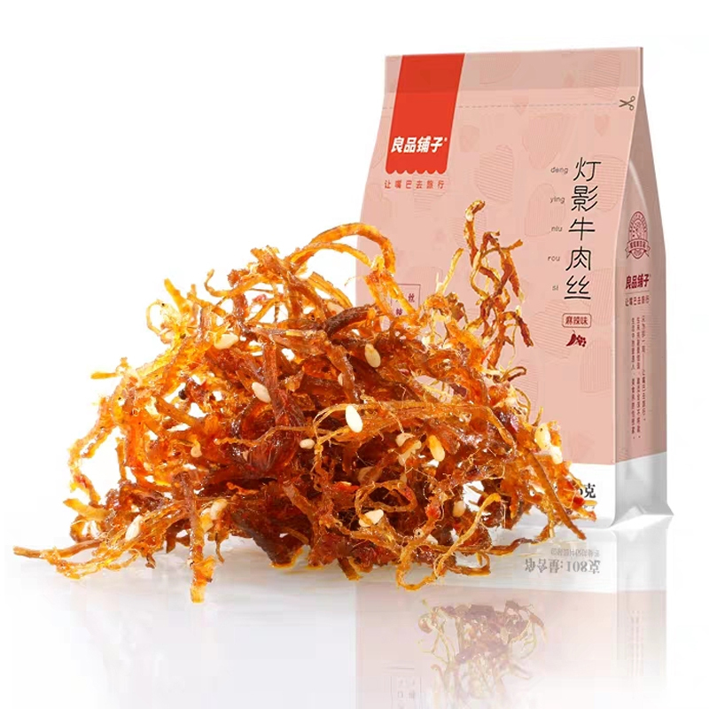 良品铺子灯影牛肉丝(麻辣味)108g