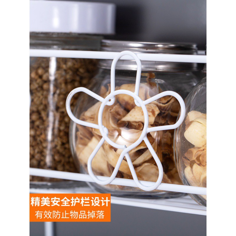 冰箱挂架调味品储物架厨房置物架保鲜膜保鲜袋收纳架壁挂式侧挂架收纳层架 三维工匠高清大图