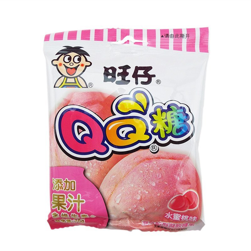 旺旺qq糖水蜜桃70g