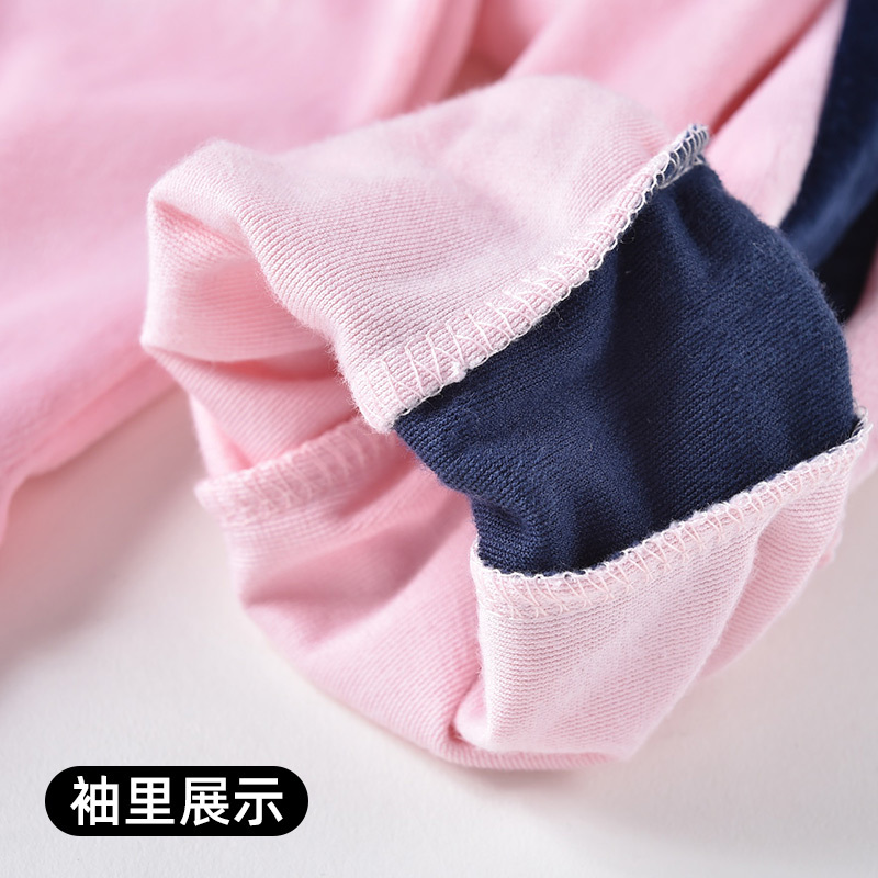 [2件1.5折价:44.7元]铅笔俱乐部童装2022春装儿童卫衣女童带帽长袖T恤百搭卫衣