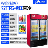 飞天鼠(FTIANSHU) 展示柜饮料柜商用冰柜超市冰箱冷藏柜保鲜柜双门直冷下机组