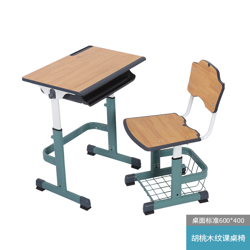 浙江大风车课桌椅学校 手摇升降环保护眼人类功效学课桌椅 KZ310102 XSY310202 实木纹