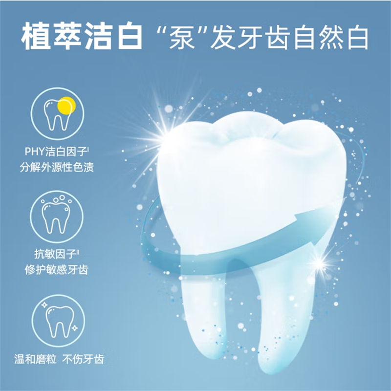 冷酸灵LESENING声波震动牙刷M100智能计时2分钟4区护理便携旅行设计冷酸灵极地白清新口气抗敏美白海洋薄荷香型 泵高清大图