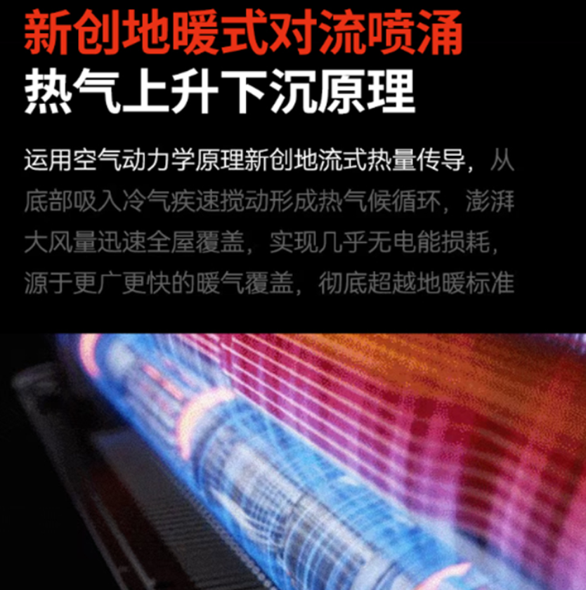 倍科火焰款踢脚线暖风机BA-SNT01高清大图