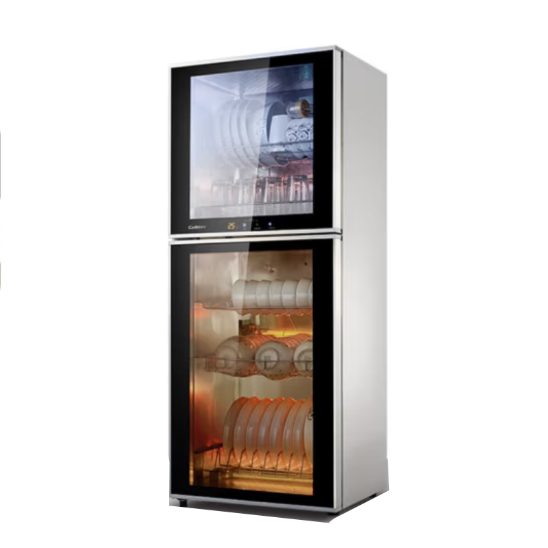 康宝 XDZ160-K2UX消毒柜上层臭氧消毒中温烘干下层光波外形尺寸(MM)460*385*1330