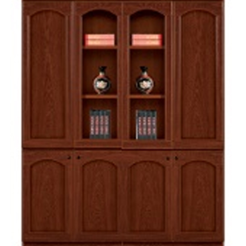 大央文件柜SM-384 1800W*420D*2000H 书架落地置物架客厅家用靠墙收纳柜子储物柜办公室文件柜简易书高清大图