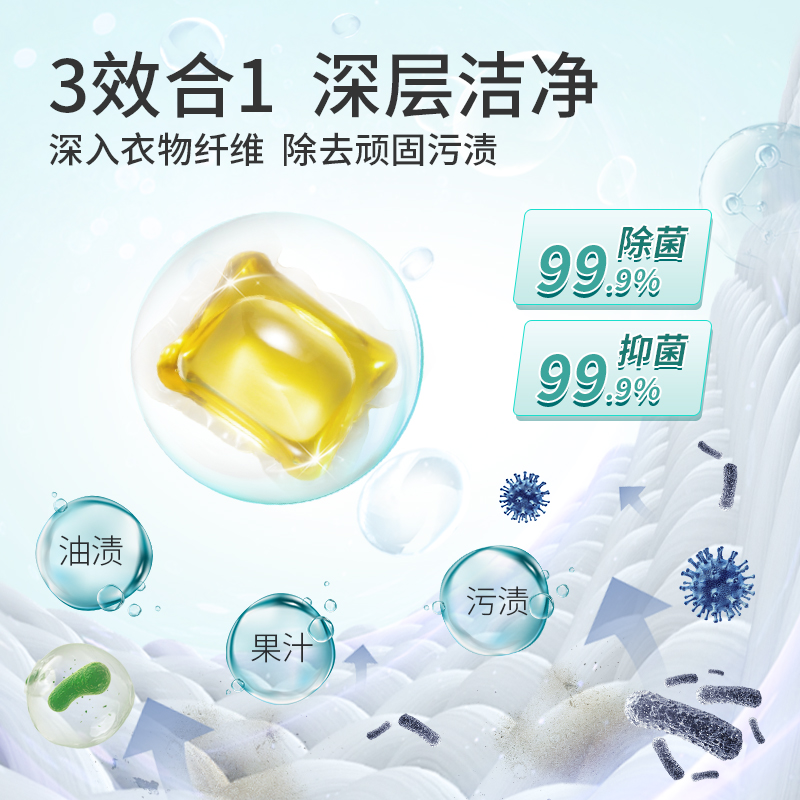 舒蕾(SLEK) 家清洁净宝盒七件套(洗衣液+洗衣凝珠+清洁剂+增白剂)高清大图