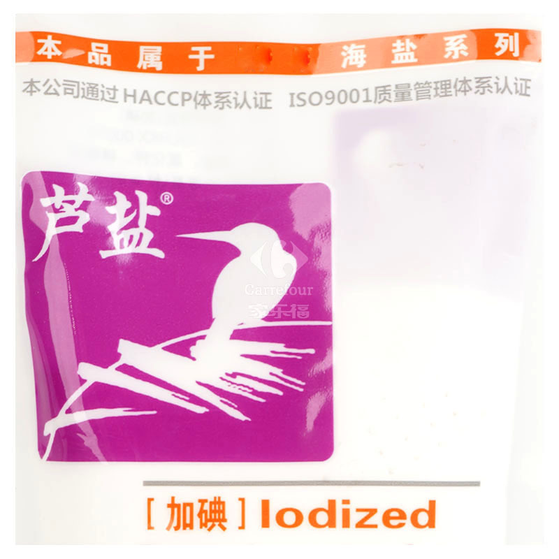 芦盐加碘富钾海盐320克