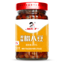 辣妹子 新品腊八豆 香辣黄豆豆瓣酱 豆豉下饭菜258g 湖南特产