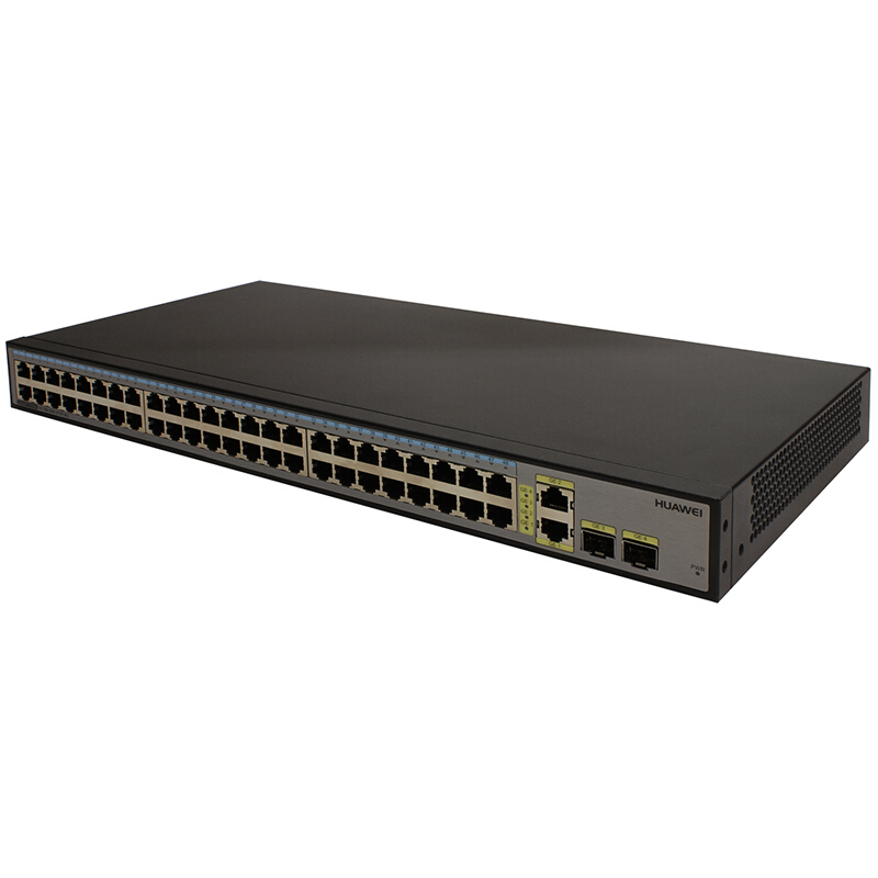 华为HUAWEI S1700-52R-2T2P-AC 48口百兆以太网络企业交换机 即插即用接入层 适用企业、网吧