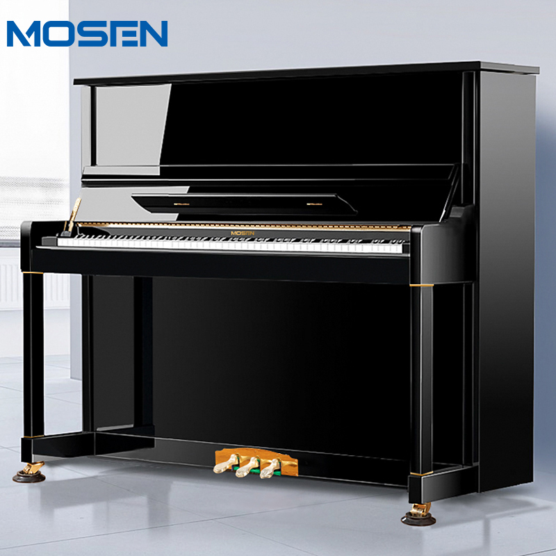 莫森(MOSEN)MS-125C立式钢琴 88键升级款家用专业演奏真钢琴1-10级 125CM 烈阳系列