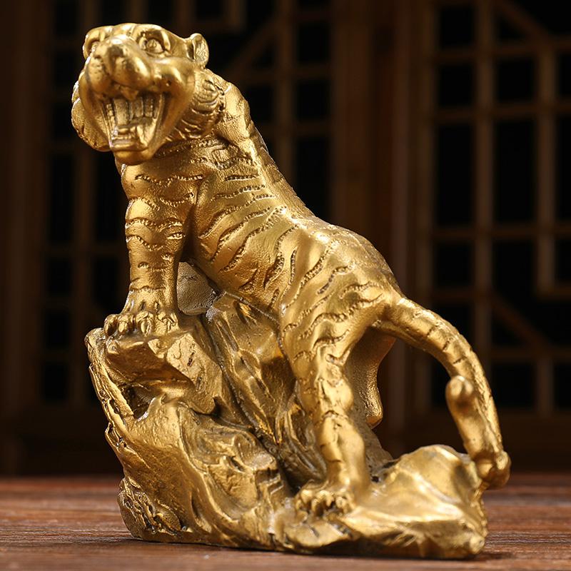 美帮汇铜老虎 铜铜虎 铜 十二生肖虎客厅摆件高清大图