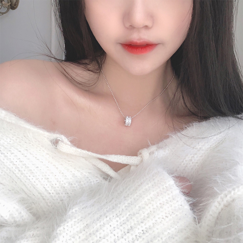 apm MONACO正品项链女环形项链女锁骨链小蛮腰毛衣链情侣AC3638OX高清大图