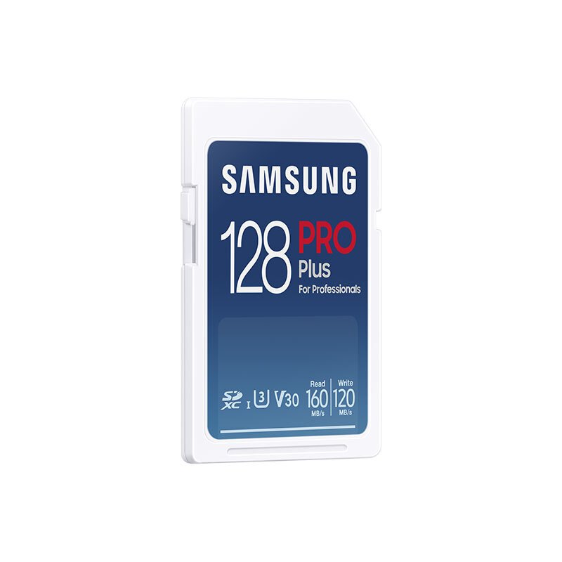 三星(SAMSUNG)PRO SD存储卡 128GB读速160mb/s微单反储存卡适用佳能尼康索尼松下相机内存卡 SD卡