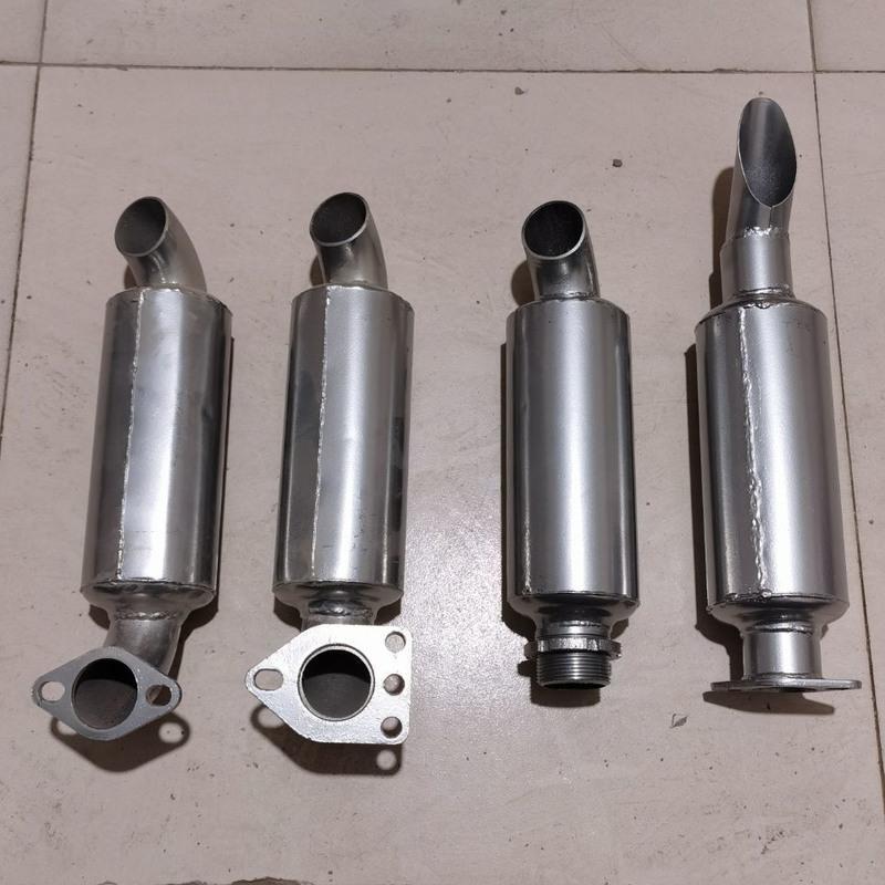 195小外扣消声器农用三轮车195110011051110消声器排气管烟筒农机配件