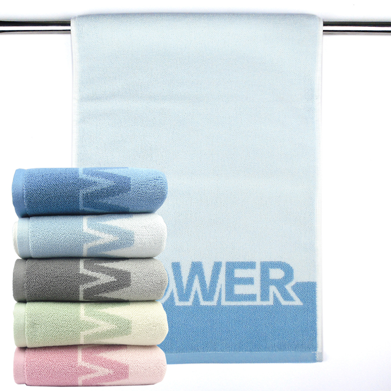 莺歌 A类纯棉素色毛巾两条装75*35(±2)cm*2(颜色随机) 盒高清大图