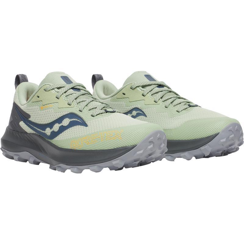 索康尼(SAUCONY)女款专业缓震越野跑鞋GORE-TEX防水透气防滑耐磨