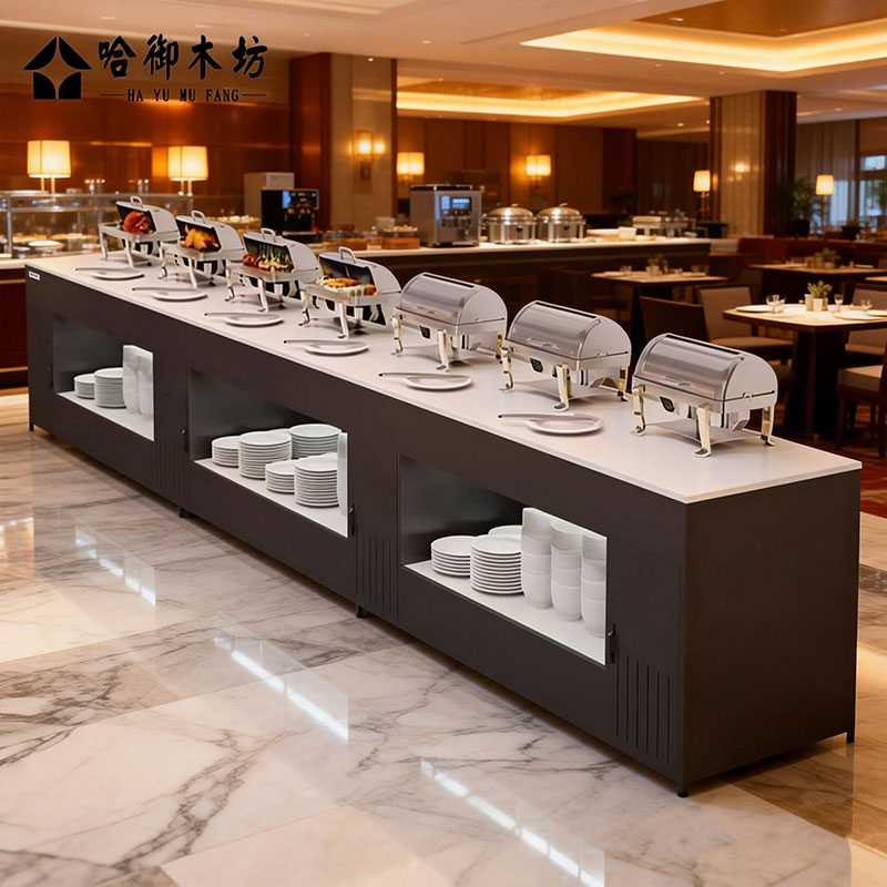 哈御木坊 可定制大理石餐台 HYMF-CT018 组高清大图