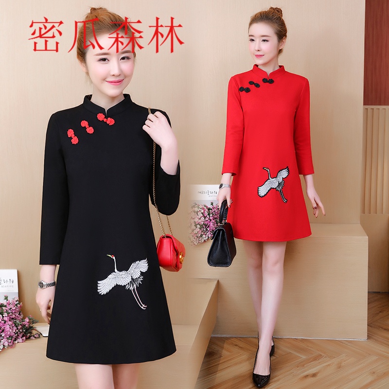 密瓜森林胖mm大码春装2018新款胖女人中长款