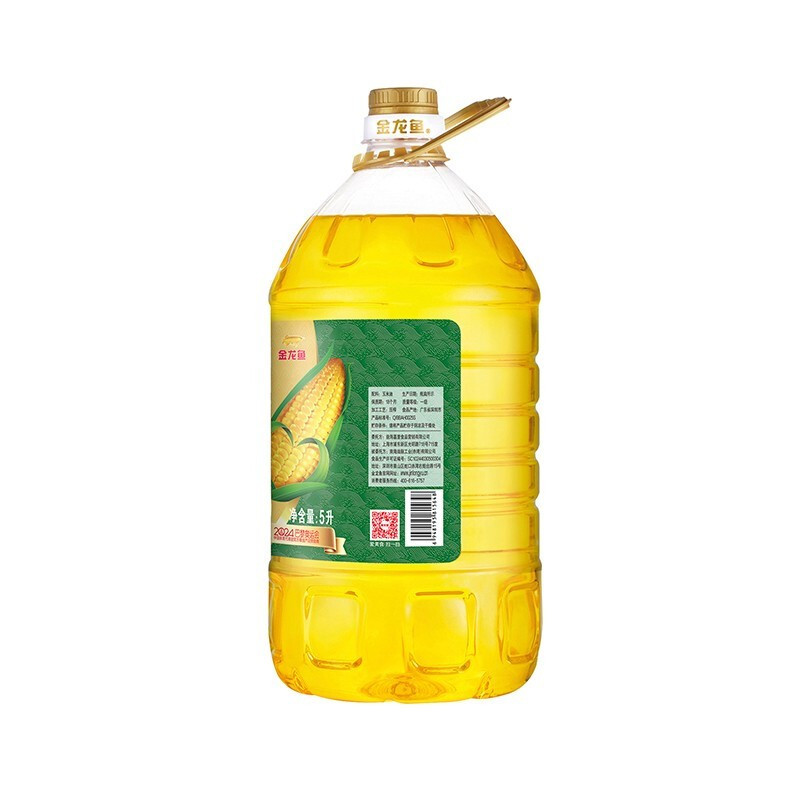 金龙鱼至臻礼遇玉米油5L 非转压榨食用油植物油大桶装高清大图