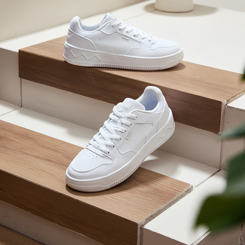 361°男鞋小白鞋运动鞋新款鞋子休闲鞋厚底百搭板鞋男款高清大图