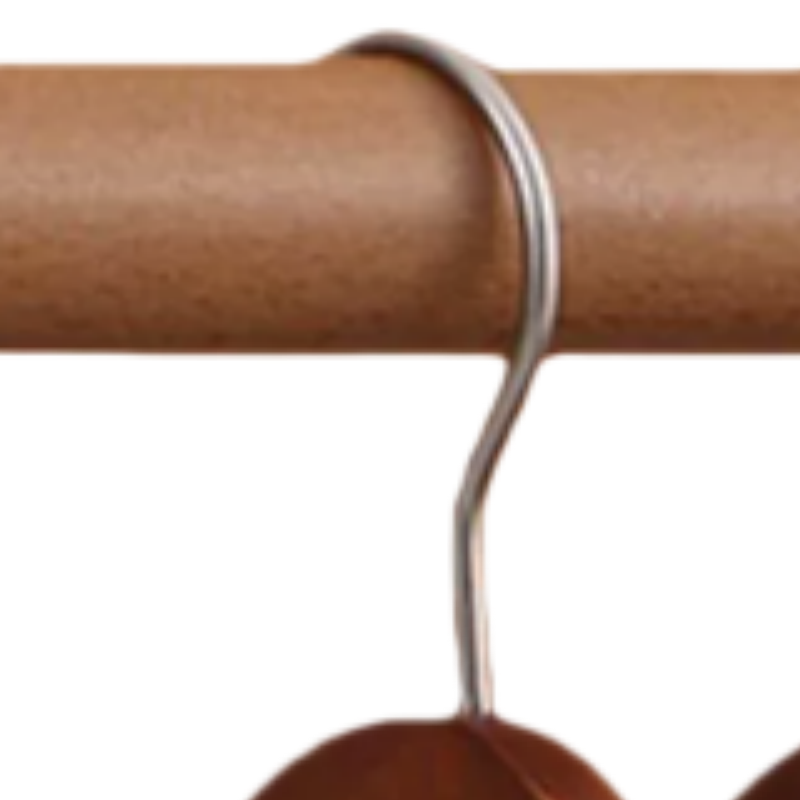 乐琪艺实木衣架43.5cm个高清大图