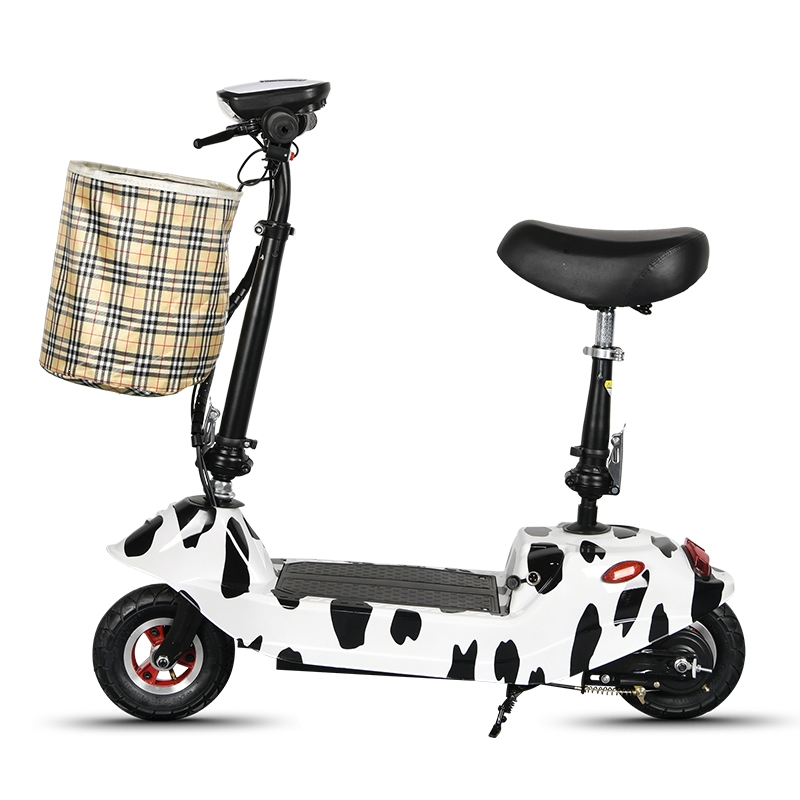 电动车折叠迷你电瓶车小型女士代步车成人两轮锂电池滑板车视频