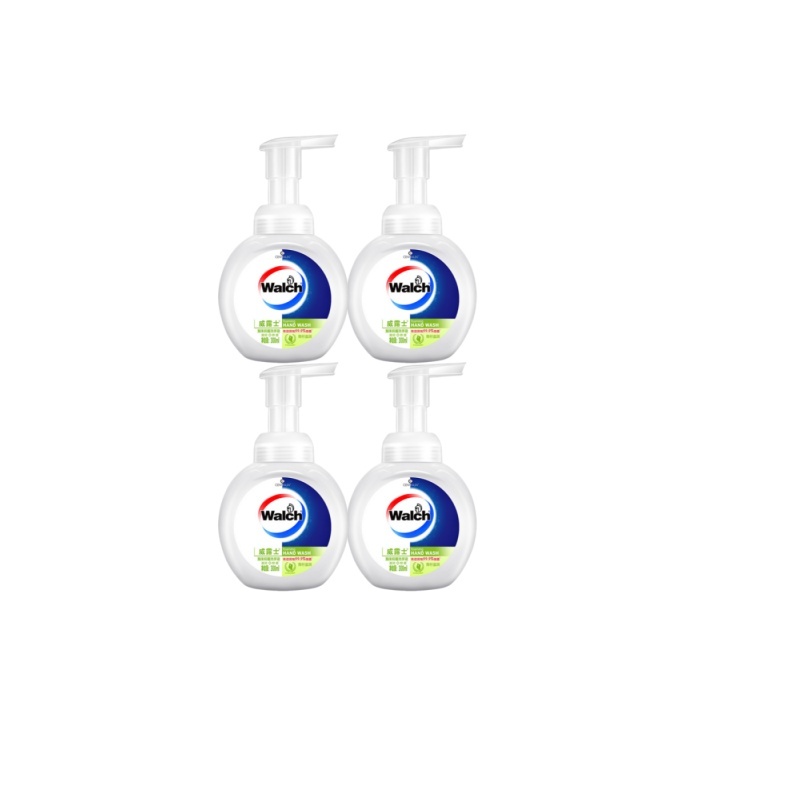 威露士泡沫抑菌洗手液青柠盈润300ml*4