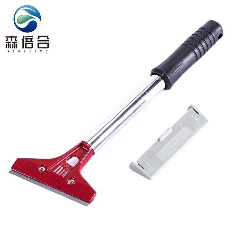 森倍合 长柄保洁铲刀清洁刀美缝铲墙皮开荒保洁工具 10*30cm/把